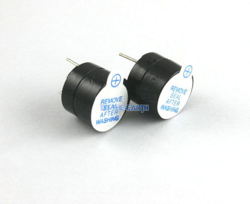 50 Pcs 12x9.6mm 5V Active Buzzer Magnetic Separated Continous Beep Alarm Ringer