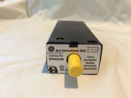 SPBAA240 GE Bell Alarm/Alarm Only For Power Break II
