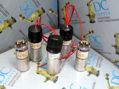 Ge 97f8069 370 vac 50/60 hz 50 uf capacitor lot of 5 for sale