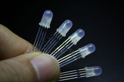 50 pcs 5mm 4pin ultra bright  rgb diffused common anode led lamp emitting diode for sale