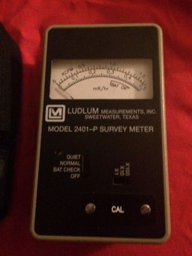 Ludlum 2401-P Survey Meter