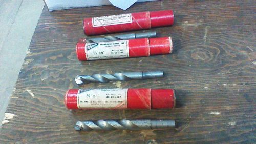 milwaukee hammer drill bits 5/8-6 and 11/16-6