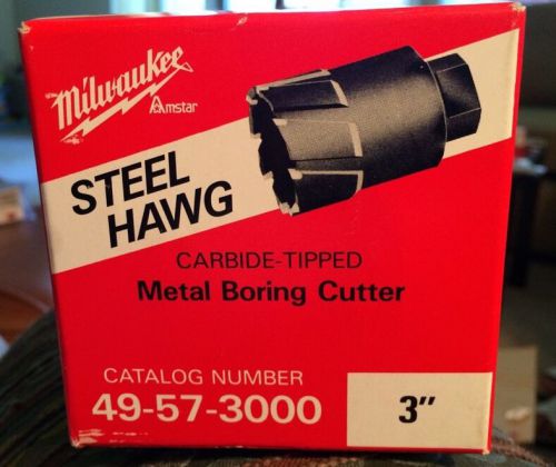 Milwaukee 49-57-3000 Steel Hawg 3 in. Dia. 2 in. Deep Threaded Shank Cutter