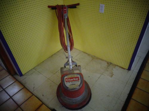 ~ floor polisher used clarke fm-1700 hd sander buffer burnisher 110v  17&#034; area for sale