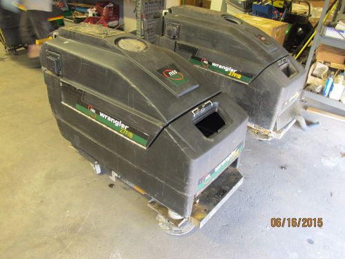 2 NSS WRANGLER 27F/B AUTOMATIC FLOOR SCRUBBERS 27VS PARTS UNITS