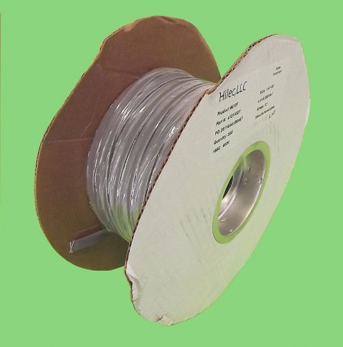 Hilec 250-ft 400f 250&#039; fiberglass sleeving 1/4&#034; acrylic coated wire sleeve / qty for sale