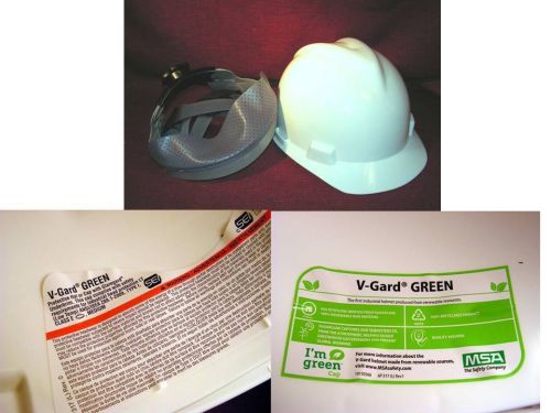 17 pieces variety of msa v-gard accessory system caps visors frames for sale