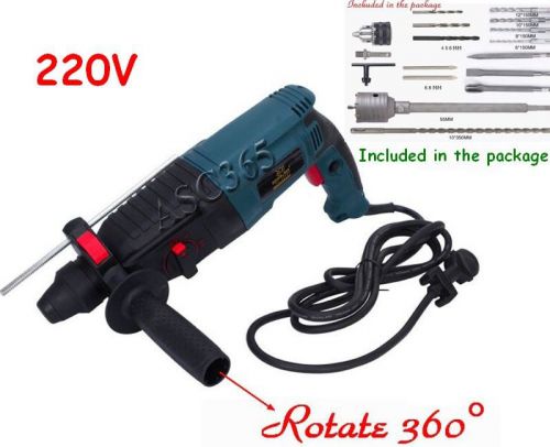220v electric hammer tool hole maker construction drill bits tamper pick punch for sale