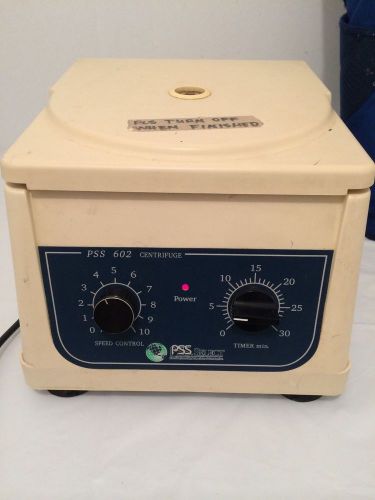 Pss select pss602 centrifuge w/ (6) test tube 6x10ml cap unico model number c806 for sale