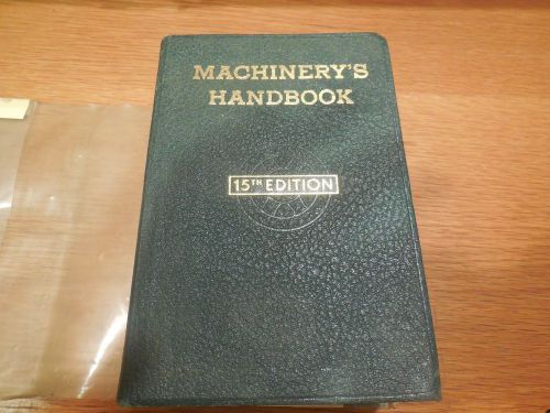 Machinery&#039;s Handbook Fifteenth Edition 15th 1911 Pages  1954