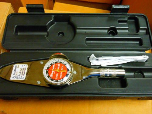 Snap On TE25A 3/8&#034; DRIVE TORQUE WRENCH Torq Meter 0-300 In/Lbs CALIBRATED