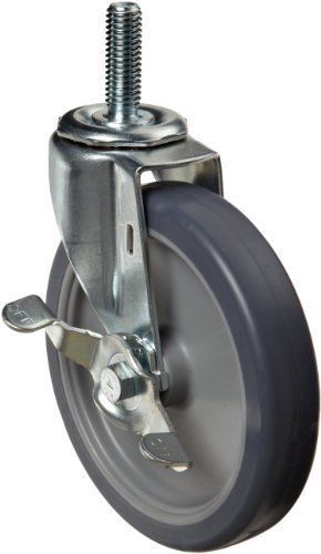 E.r. wagner stem caster  swivel with pinch brake  tpr rubber on polyolefin wheel for sale