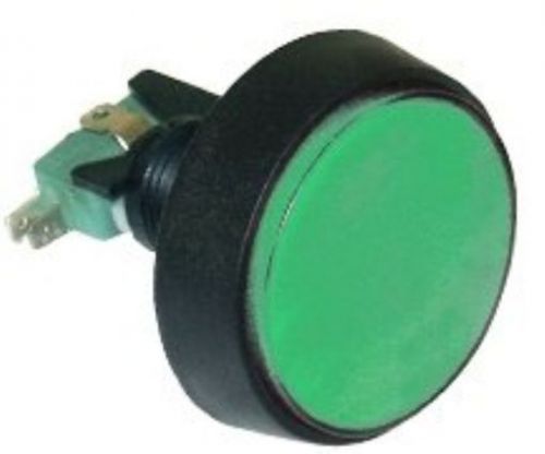 5 amp illuminated round display switch - green for sale