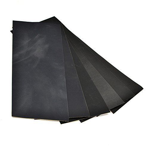 Bluecell Pack of 24 Sandpaper abrasive dry/wet paper Sheets 400/600/800/1000/120