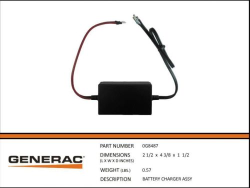 Genuine Generac Guardian  Battery Charger Assembly  0G8487 OEM NIB FREE SHIPPING