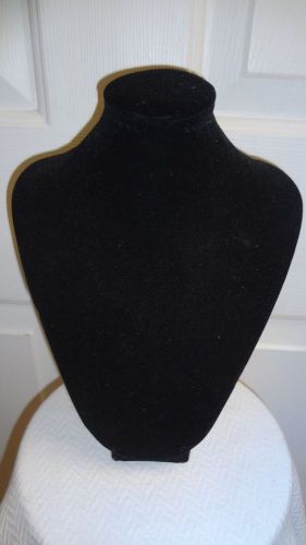 Jewelry Necklace Stands Black Velvet 10&#034; Long  8&#034; Wide 4 X 4 Base