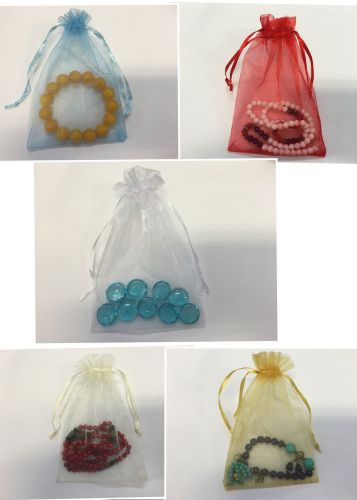 30pc Organza Bags Wedding Favour Gift Bag Jewellery Packing Pouch Bag 11x16cm