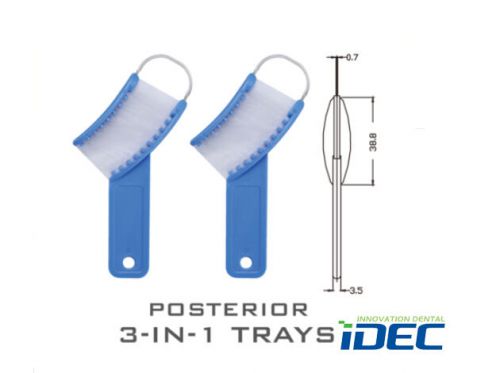 Dental stainless steel trays posterior trays with stainless steel wire connector