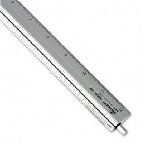 Chartpak 238 Adjustable Triangular Scale Aluminum Architects Ruler- 12quot;-