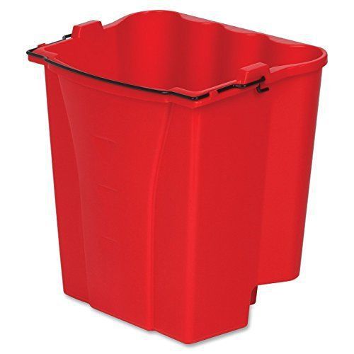 Rubbermaid Commercial FG9C7400RED Dirty Water Bucket for Wavebrake Bucket and