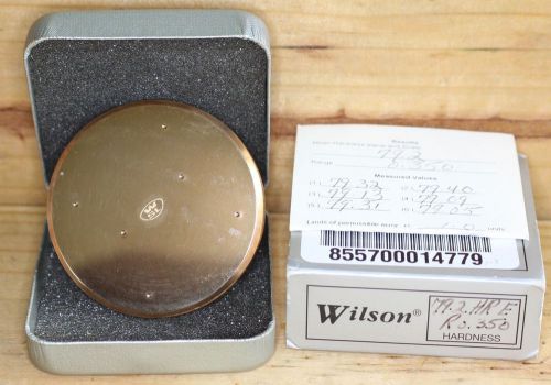 Rockwell hardness test block 79.2 hre ro .350 for sale