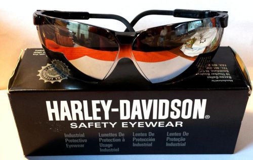 New HARLEY DAVIDSON HD604 Chrome Mirror Hardcoat Lens Rugged Safety Eyewear