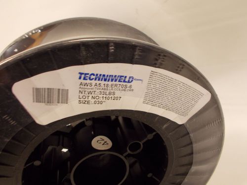 Techniweld AWS A5. 18:ER70S-6 33 lbs Mild Steel Welding Wire .030&#034; 1101207