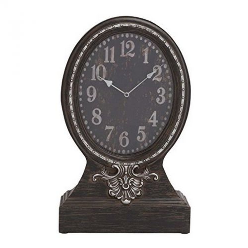 Deco 79 51018 Wood Table Clock 15 by 24-Inch NEW