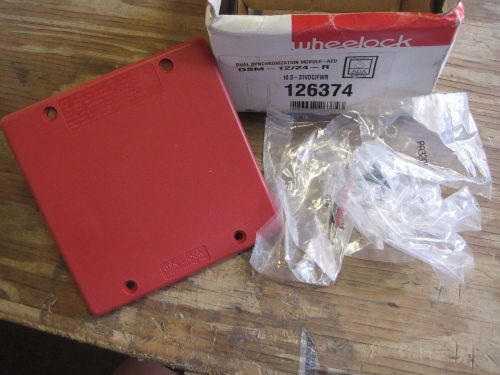 Cooper Wheelock DSM-12/24-R Dual Sync Module Red 10.5-31VDC 126374 New JS