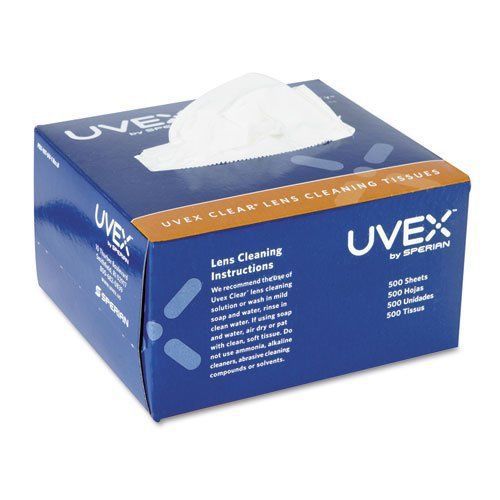 Uvex by honeywell clear lens cleaning tissues, 500/box for sale