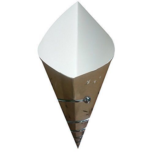 Conetek Bamboo Print Craft Food Cone 11.5 inches 100 count box