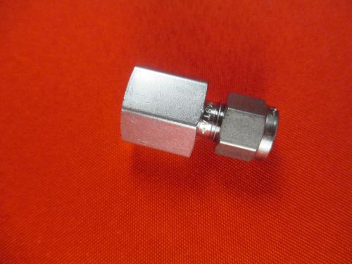 Brennan®1/4&#034;Tube OD x 1/4&#034;NPT Female Pipe Connector Straight 316 Stainless Steel