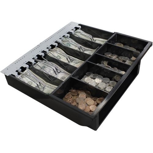 New adesso mrp-16cd-tr 16in pos cash drawer tray 16in coin bill slot mrp16cdtr for sale