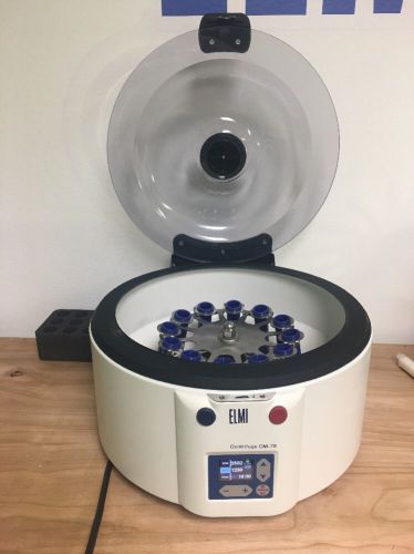 Elmi cm-7s benchtop swing out centrifuge. 2 rotors for 50ml / 5-15ml for sale
