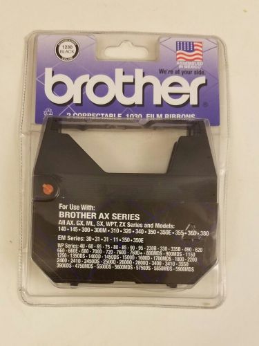 2 BROTHER Correctable 1030 Film Ribbons for Brother AX Series