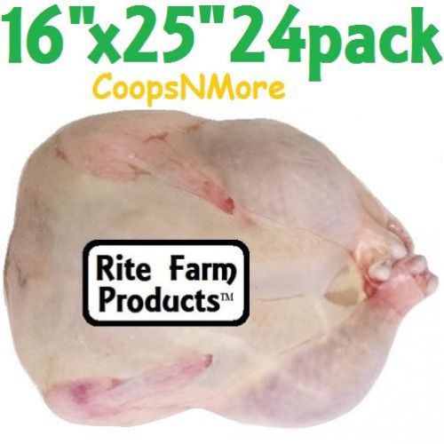 24 pk of 16&#034;x25&#034; turkey shrink bags poultry food processing saver heat freezer for sale