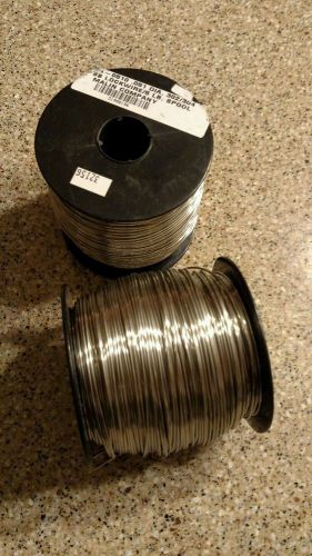 Lot of 2 - Malin Co. 34-0510, Stainless Steel Lockwire 0.051&#034; dia. 5 lb. Spools
