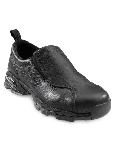 New w Tag Sz 12 Work Shoe Women BLACK LEATHER Steel Toe Nautilus Safety Footwear