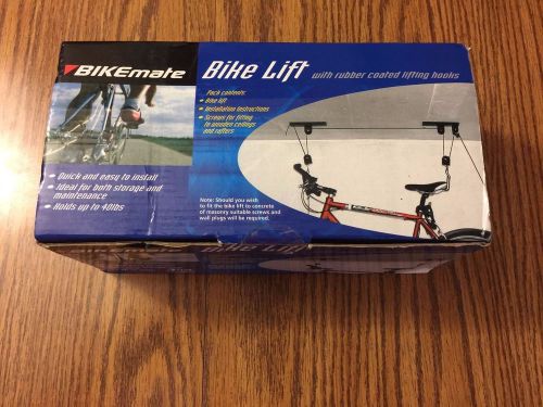 Bikemate bike lift with rubber coated lifting hooks #9581-09 new - sealed in box for sale