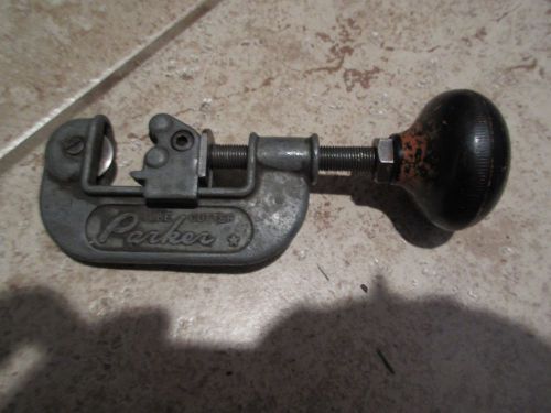 Vintage Parker Appliance Company Model 216 Tubing Cutter Pipe 1/8&#034; to 1&#034; OD USA