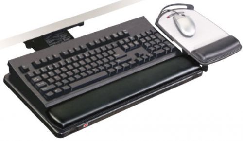 Brand New 3M AKT100LE Adjustable Under Desk Keyboard Platform