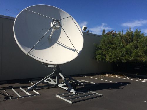 Andrew 3.7 meter dual reflector earth station antenna with mount for sale