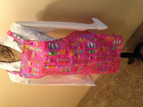 Margaritaville  style apron ties at neck and waist handmade