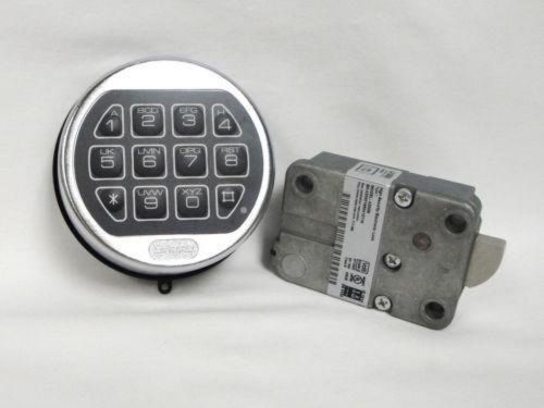 La gard lg basic ii electronic digital safe lock satin chrome repl amsec and s&amp;g for sale