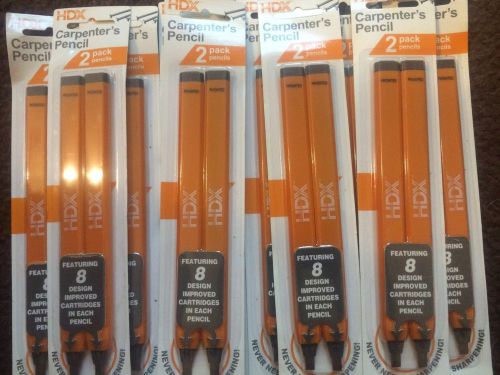 Hdx Carpenters Pencils 10 Packs Of 2 Never Needs Sharpening