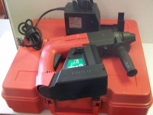 HILTI (Model No. TE-10A) Hammer Drill CORDLESS 36 Volt With Cae in good shape