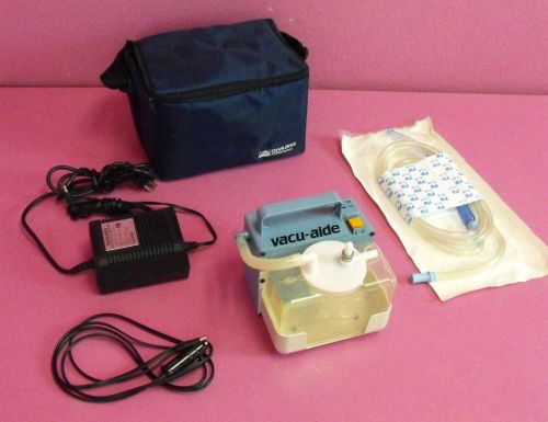 DeVilbiss Vacu-Aide Compact Portable Medical Dental Suction Aspirator
