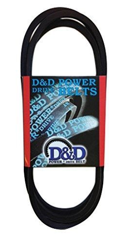 D&amp;D PowerDrive A144 V Belt, A/4L, Rubber, 1/2 x 146&#034; OC