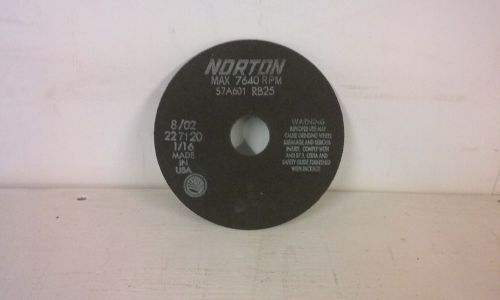 Norton 6&#039;&#039; Grinding Wheel 57A601 RB25 120 Grit