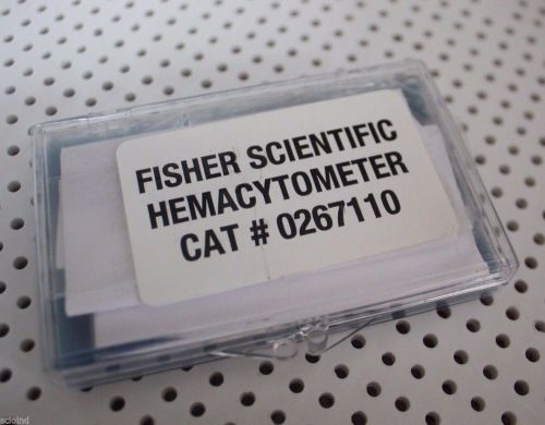 Fisher Scientific Hauser Hemacytometer Neubauer 0267110 - NSNP (D4-81-1)